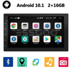 7" Android 10.1 Autoradio Mit Bluetooth GPS NAVI 2 DIN MP5 2+16GB WiFi USB FM